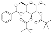 112317-67-6 甲基 4,6-O-[(R)-苯基亚甲基]-ALPHA-D-吡喃葡萄糖苷 2,3-二(2,2-二甲基丙酸酯)