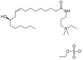 N-(RICINOLEAMIDOPROPYL)-ETHYLDIMONIUM ETHOSULFATE Structure