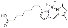 4,4-Difluoro-5,7-diMethyl-4-bora-3a,4a-diaza-S-indacene-3-octanoic Acid Structure