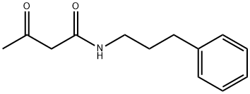 3-OXO-N-(3-PHENYL-PROPYL)-BUTYRAMIDE 化学構造式