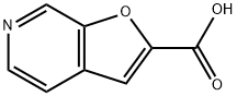 フロ[2,3-C]ピリジン-2-カルボン酸 化学構造式