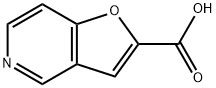 フロ[3,2-C]ピリジン-2-カルボン酸 化学構造式