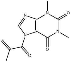 112384-44-8 1H-Purine-2,6-dione,  1,3-dimethyl-7-(2-methyl-1-oxo-2-propenyl)-  (9CI)