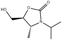 2-Oxazolidinone,5-(hydroxymethyl)-4-methyl-3-(1-methylethyl)-,(4R-trans)-(9CI),112395-68-3,结构式