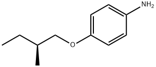 (S)-4-(2-METHYL-BUTOXY)-PHENYLAMINE, 112418-54-9, 结构式