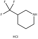 3-(トリフルオロメチル)ピペリジン塩酸塩 化学構造式