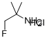 2-FLUORO-1,1-DIMETHYL-ETHYLAMINE HCL-SALT 结构式