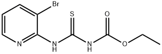ethyl {[(3-broMopyridin-2-yl)aMino]carbonothioyl}carbaMate Struktur