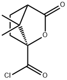 2-Oxabicyclo[2.2.1]heptane-1-carbonyl chloride, 7,7-dimethyl-3-oxo-, (1S)- (9CI) 结构式