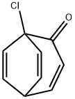 Bicyclo[3.2.2]nona-3,6,8-trien-2-one,  1-chloro- Struktur