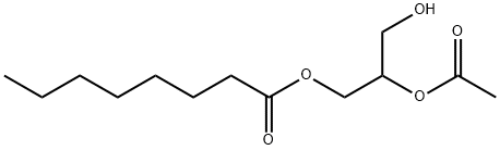 1-octanoyl-2-acetylglycerol Structure