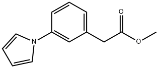 METHYL 3-PYRROL-1-YLPHENYL ACETATE 结构式