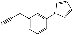 3-PYRROL-1-YLBENZENEETHANE NITRILE,112575-86-7,结构式