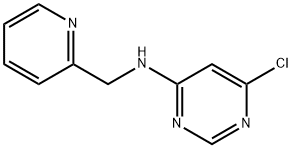 6-Chloro-N-(2-pyridinylmethyl)-4-pyrimidinamine Struktur