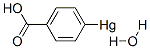 (4-carboxyphenyl)mercury hydrate Structure