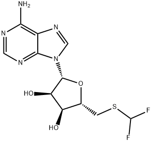 5'-difluoromethylthioadenosine 化学構造式