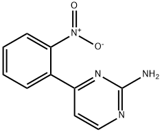 4-(2-nitrophenyl)pyriMidin-2-aMine Struktur