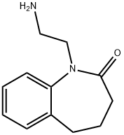 2H-1-BENZAZEPIN-2-ONE, 1-(2-AMINOETHYL)-1,3,4,5-TETRAHYDRO- 化学構造式