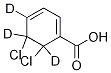 2,3-Dichlorobenzoic-d3 Acid Struktur