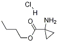 Cyclopropanecarboxylic acid, 1-aMino-, butyl ester, hydrochloride 结构式