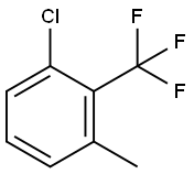 2-氯-6-甲基三氟甲苯 结构式