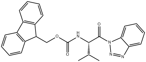 FMOC-Val-Bt 化学構造式