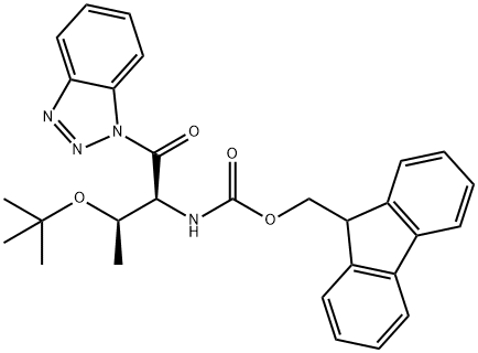 FMOC-Thr(tBu)-Bt Struktur