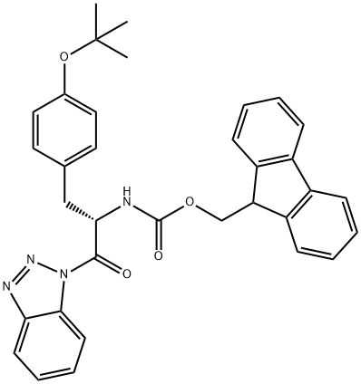 FMOC-Tyr(tBu)-Bt Struktur