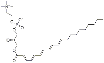 2-Eicosapentaenoyl-sn-glycerol-3-phosphocholine Structure