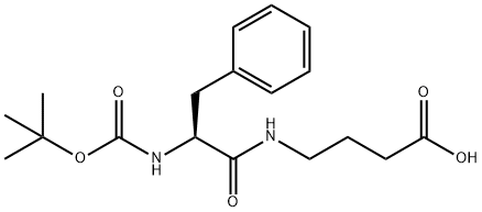 4-(2-TERT-BUTOXYCARBONYLAMINO-3-PHENYL-PROPIONYLAMINO)-BUTYRIC ACID Struktur