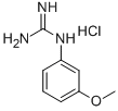 N-(3-METHOXY-PHENYL)-GUANIDINE HYDROCHLORIDE Structure