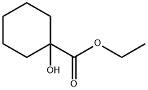 1-ヒドロキシシクロヘキサンカルボン酸エチル 化学構造式