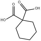 CYCLOHEXANE-1,1-DICARBOXYLIC ACID Structure