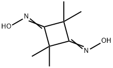 2,2,4,4-tetramethylcyclobutane-1,3-dione dioxime Struktur