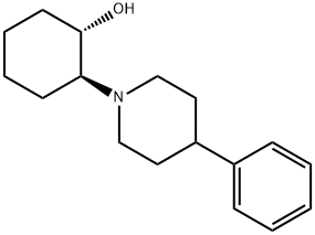 D-(+)-2-(4-苯基哌啶基)环己醇 盐酸盐, 112709-60-1, 结构式