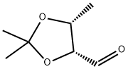 1,3-Dioxolane-4-carboxaldehyde, 2,2,5-trimethyl-, (4R-cis)- (9CI) Struktur