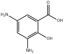 3,5-二氨基水杨酸, 112725-89-0, 结构式
