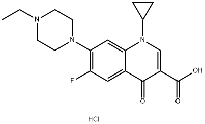 Enrofloxacin hydrochloride Struktur