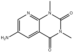 6-AMINO-1,3-DIMETHYLPYRIDO[2,3-D]PYRIMIDINE-2,4(1H,3H)-DIONE 结构式