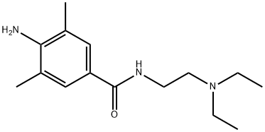 4-amino-N-(2-(diethylamino)ethyl)-3,5-dimethylbenzamide 结构式