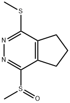 1-METHANESULFINYL-4-METHYLSULFANYL-6,7-DIHYDRO-5H-CYCLOPENTA[D]PYRIDAZINE 结构式