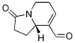 (8aS)-1,2,3,5,6,8a-hexahydro-3-oxo-8-Indolizinecarboxaldehyde Struktur