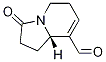 (8aS)-1,2,3,5,6,8a-hexahydro-3-oxo-8-Indolizinecarboxaldehyde Structure