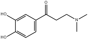 1-Propanone, 1-(3,4-dihydroxyphenyl)-3-(dimethylamino)- (9CI) 结构式