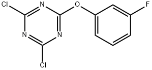 2,4-二氯-6-(3-氟苯氧基)-1,3,5-三嗪,112748-45-5,结构式