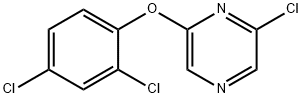 2-CHLORO-6-(2,4-DICHLOROPHENOXY) PYRAZINE 结构式