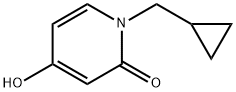 1-(环丙基甲基)-4-羟基吡啶-2(1H)-酮,1127499-04-0,结构式