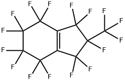 1,1,2,3,3,4,4,5,5,6,6,7,7-Tridecafluoro-2-(trifluoromethyl)-2,3,4,5,6, 7-hexahydro-1H-indene Struktur