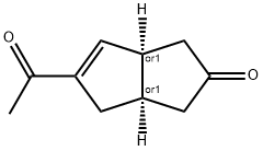2(1H)-Pentalenone, 5-acetyl-3,3a,4,6a-tetrahydro-, cis- (9CI) Struktur