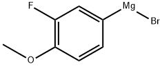 3-FLUORO-4-METHOXYPHENYLMAGNESIUM BROMIDE Structure